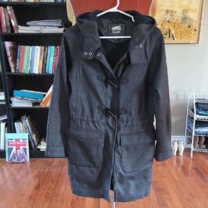 Roots Women's Charcoal Toggle Utility Jacket